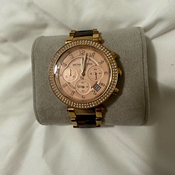 Michael Kors Women’s Watch rose gold & tortoiseshell - Picture 3 of 7
